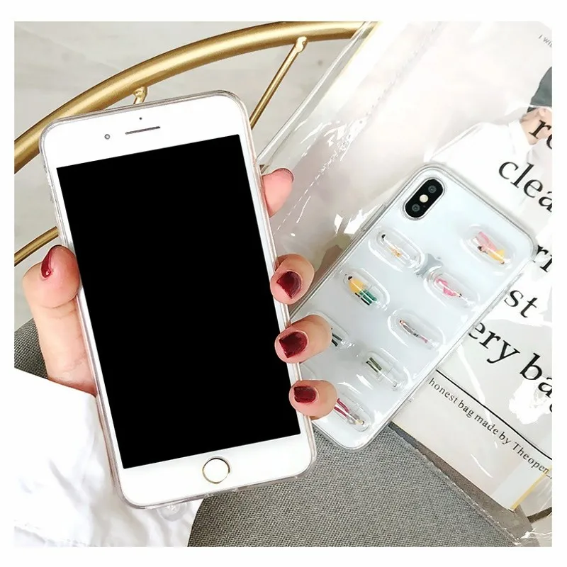 Новый мультфильм Капсула человек чехол для iPhone 7 8 X XR XS Макс мягкий жидкий силикон