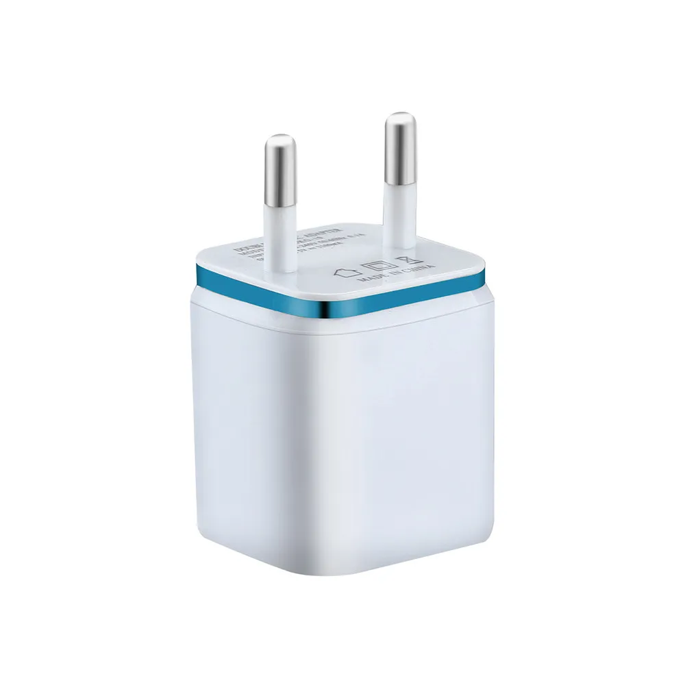 Мини Батарея Зарядное устройство 5 V/2A Dual USB для быстрой зарядки iPhone XS Max настенный