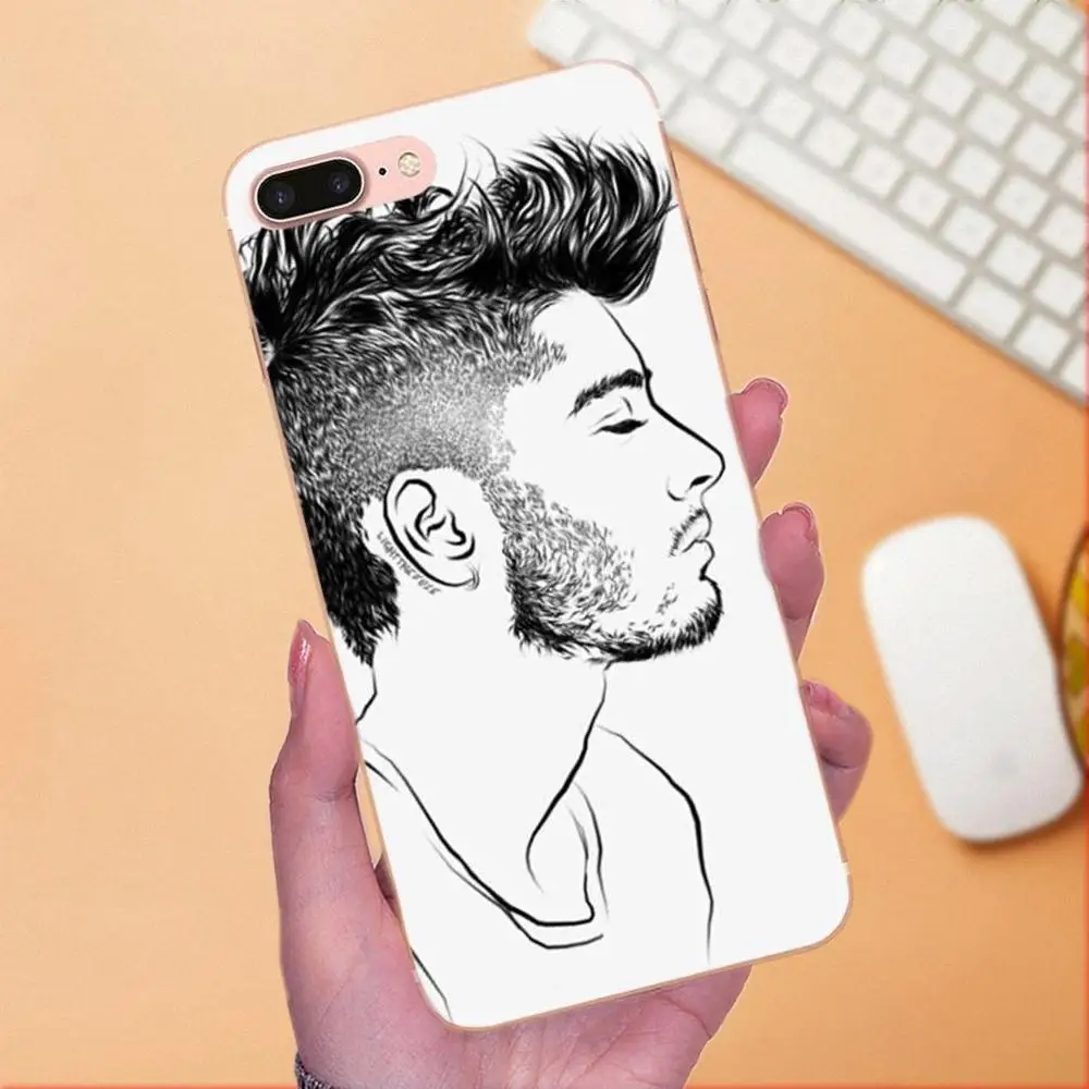 Милый топ для мальчиков Zayn Malik Apple iPhone 4 5 5C 6 6S 7 8 Plus X XS Max XR мягкий художественный