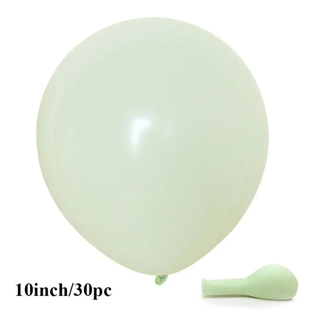 green 10inch 30 шт. макароны шары из латекса балони День рождения воздушные шарики в виде леденцов День Рождения украшения девочка мальчик ребенок душ свадьба Golobos - Цвет: green 10inch