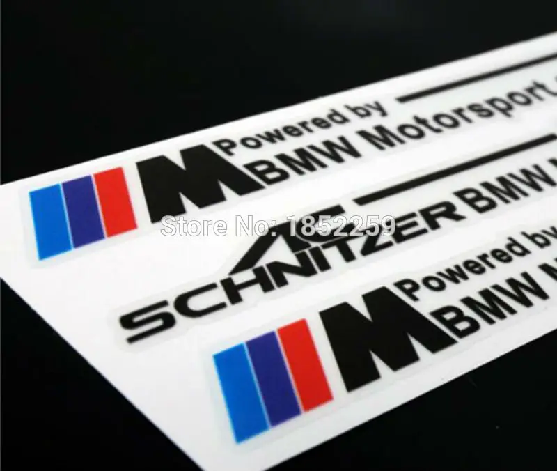 2 х Новый Стиль///M Спорт AC Schnitzer Наклейки Зеркало Заднего вида автомобиля для BMW X1 X3