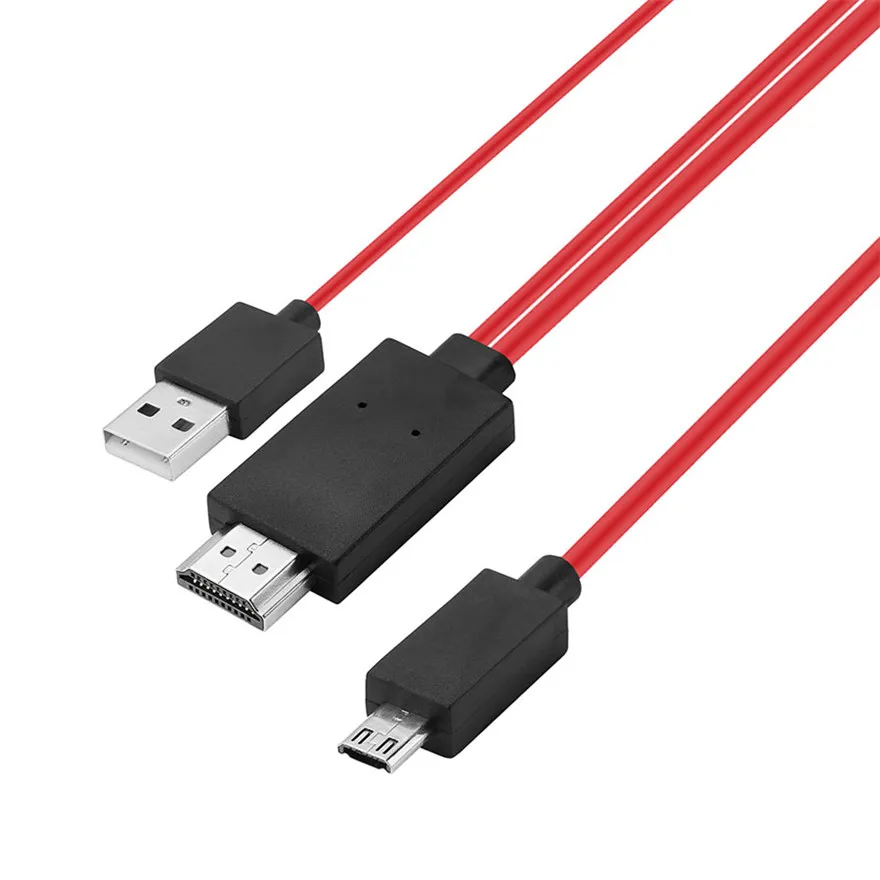 50 шт. 5PIN 11PIN 11 pin Micro USB к HDMI кабелю HDTV HD TV адаптер для Samsung Galaxy S5 S3 S4 /note 4 2 3|mhl to hdmi cable|mhl