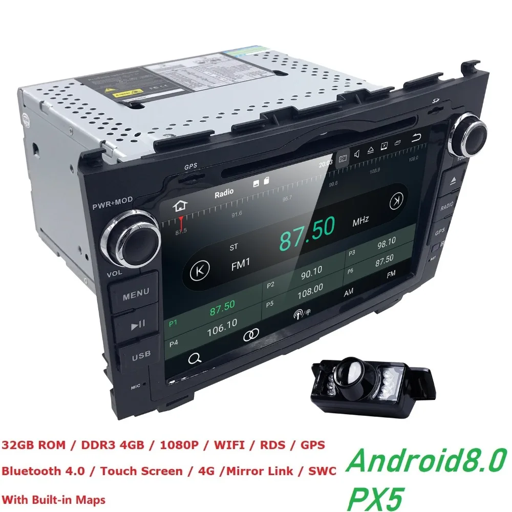 Hizpo Новый Android 8 0 дюймовый Восьмиядерный автомобильный dvd видео GPS для Honda CRV 2006 2011
