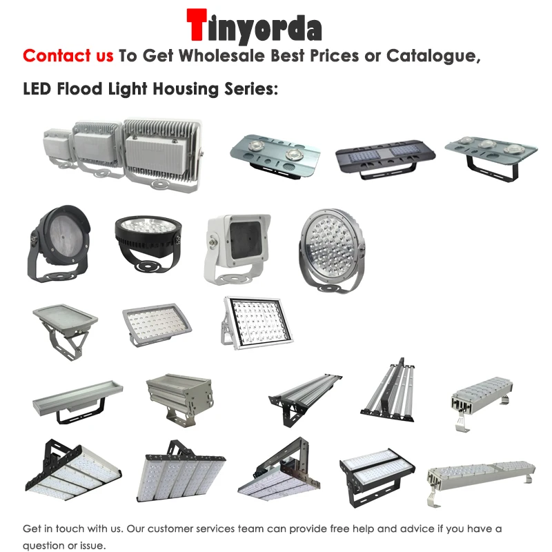 

Tinyorda TFL5530B 10SETS 240W Led Flood Light Housing Heatsink Fixture LED Lighting Housing [Professional Manufacturer]