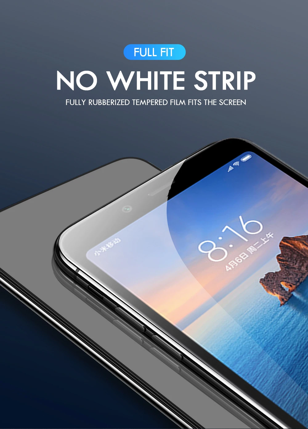 2pc Full Cover glass For Xiaomi Redmi 7a 7 Anti-Scratch Tempered Glass for Xiaomi Redmi 6 S2 7A 5A 6A 5 Safefy Screen Protector