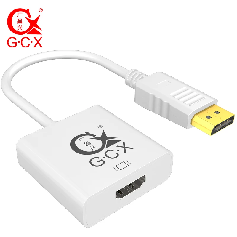 Переходник GCX с порта дисплея на HDMI 1080P Кабель адаптер для ПК и проектора со