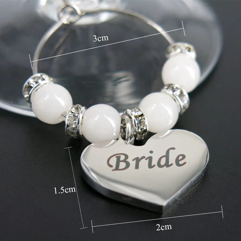 PATIMATE деревенские свадебные украшения кулон чашка вина кольцо Декор Кубок для