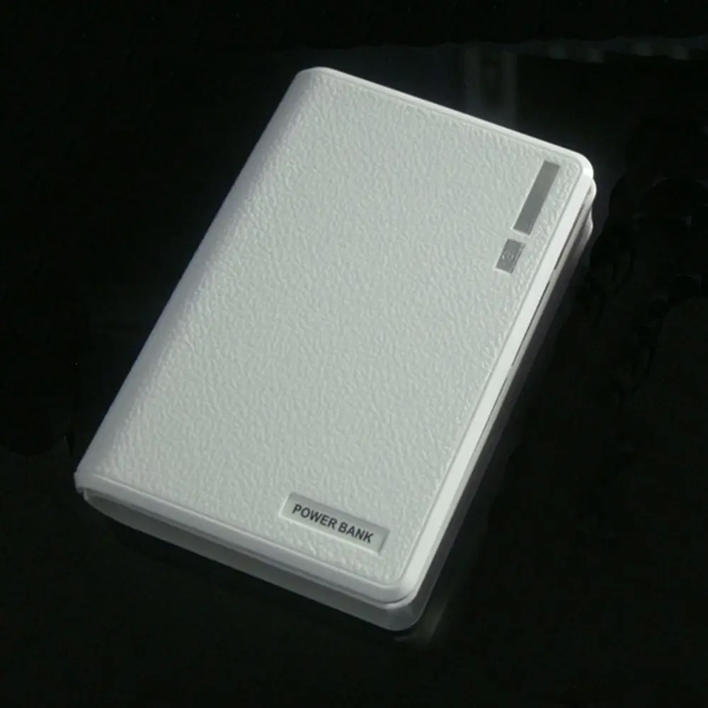 Модный высококачественный двойной USB 5V 2A чехол для внешнего аккумулятора 4X 18650