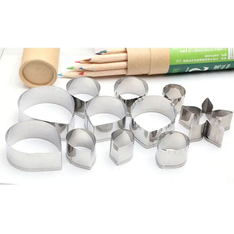 Набор форм для вырезания лепестков розы Листьев цветов чашечки плунжерная форма