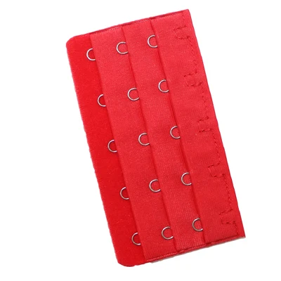 Red 5 buckle Skritts, 5 шт., женские удлинители для бюстгальтера, 3 крючка, 1, 2, 3, 4, 5 крючков, ремни для бюстгальтера, инструмент для шитья, женские Удлинители для бюстгальтера, аксессуары - Цвет: Red 5 buckle