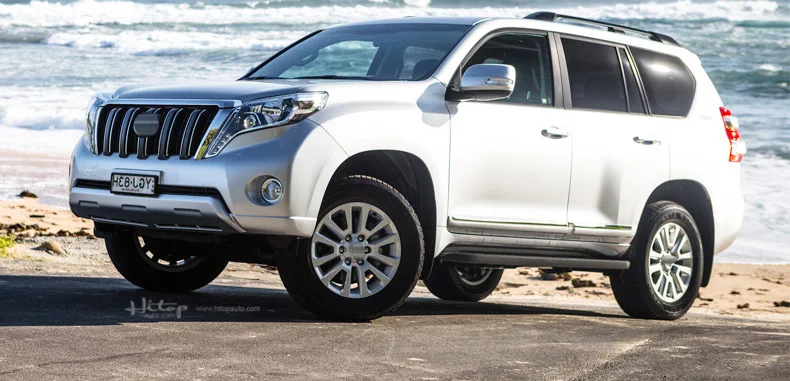 Горизонтальный багажник на крышу, перекладина для Toyota Land Cruiser Prado 2700 4000, анти-теф, настоящий утолщенный алюминиевый сплав