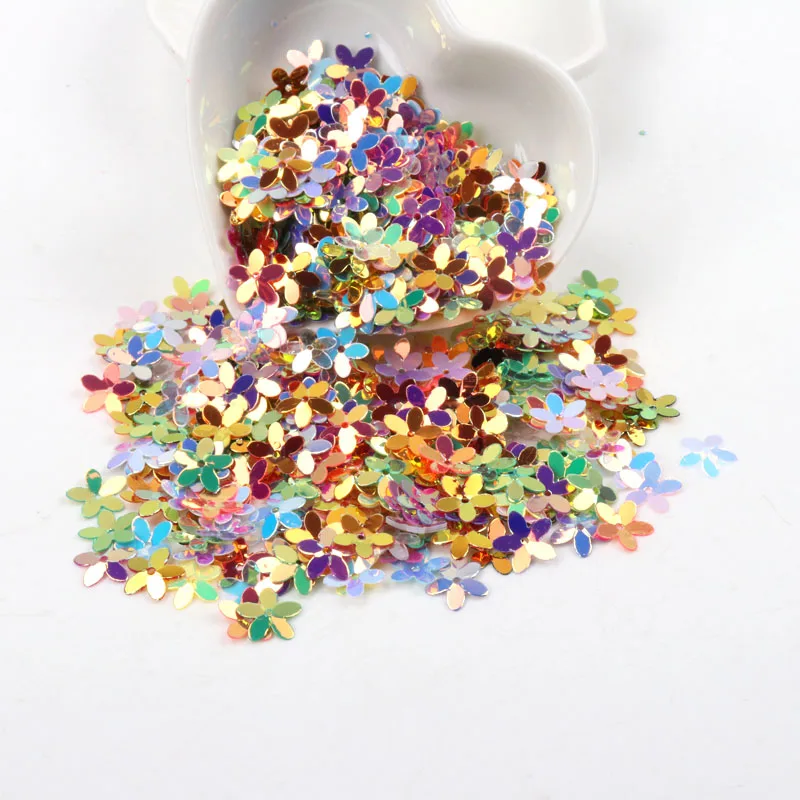 10 г стереоскопические разноцветные блестки с цветами пайетки для шитья