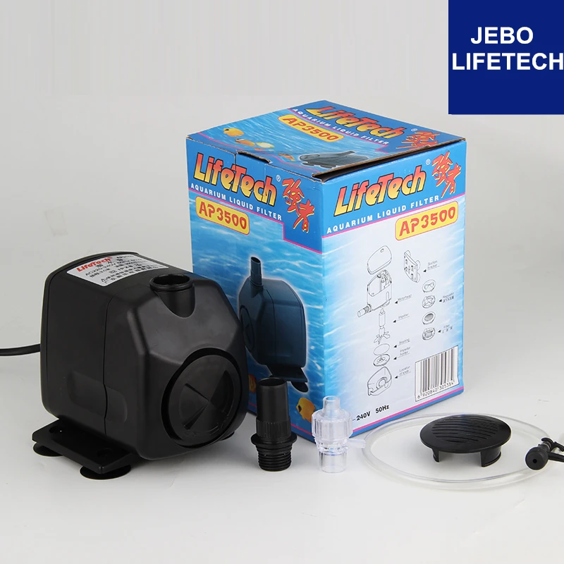 JEBO LIFETECH высокая мощность 60 Вт погружной насос для аквариума аквариумный