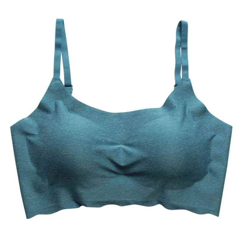 100pcs/4 Colors Women Sports bra Padded Push Up Fitness Running Vest Relief 2 Generation Seamless Vest Tankless sports Tank Tops