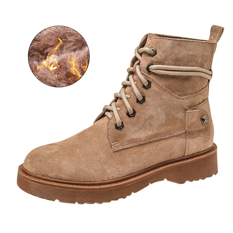 Женские ботинки на резиновой платформе SONDR bottines черные коричневые шнурках