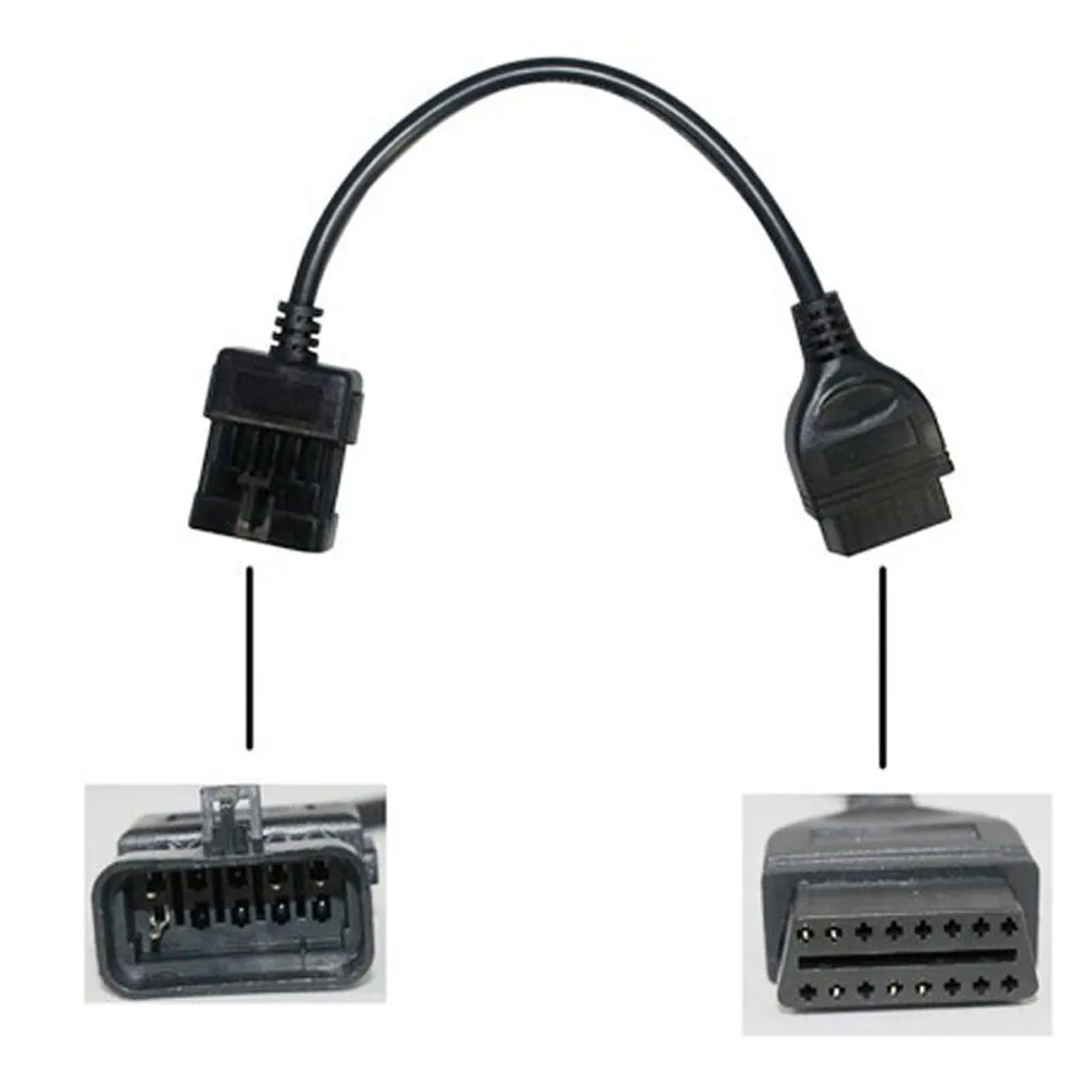 2018 Лидер продаж 20 шт./лот для Opel 10 PIN OBD/OBD2 инструмент сканирования кабель 10Pin 16Pin OBD2