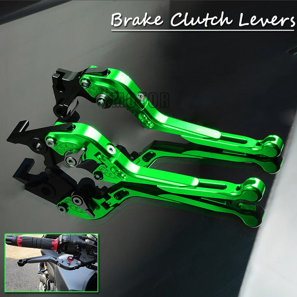 Рычаги тормозной муфты для Kawasaki GPZ500S / EX500R Ninja Z750S NINJA650R ER6F ER6N CNC рычаг мотоцикла GPZ