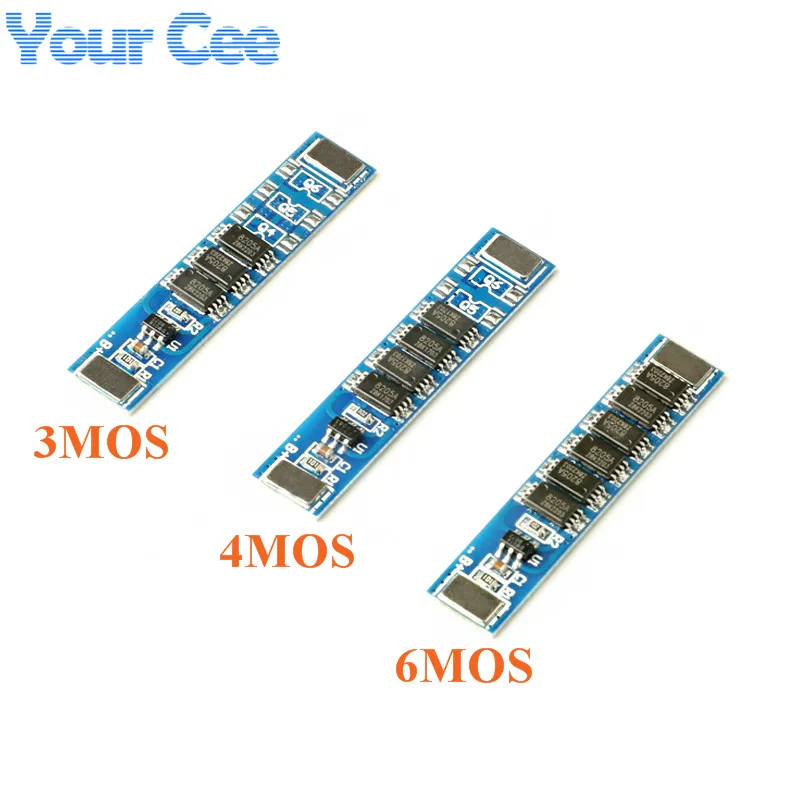 1S 3 7 В 3MOS 4MOS 6MOS 18650 Защитная плата для литиевых батарей Li Ion PCB PCM BMS зарядное