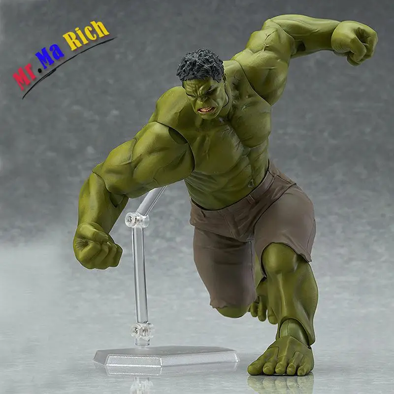 Marvel Мстители Figma Халк Аниме подвижная фигурка героя игрушка кукла модель 17 см |