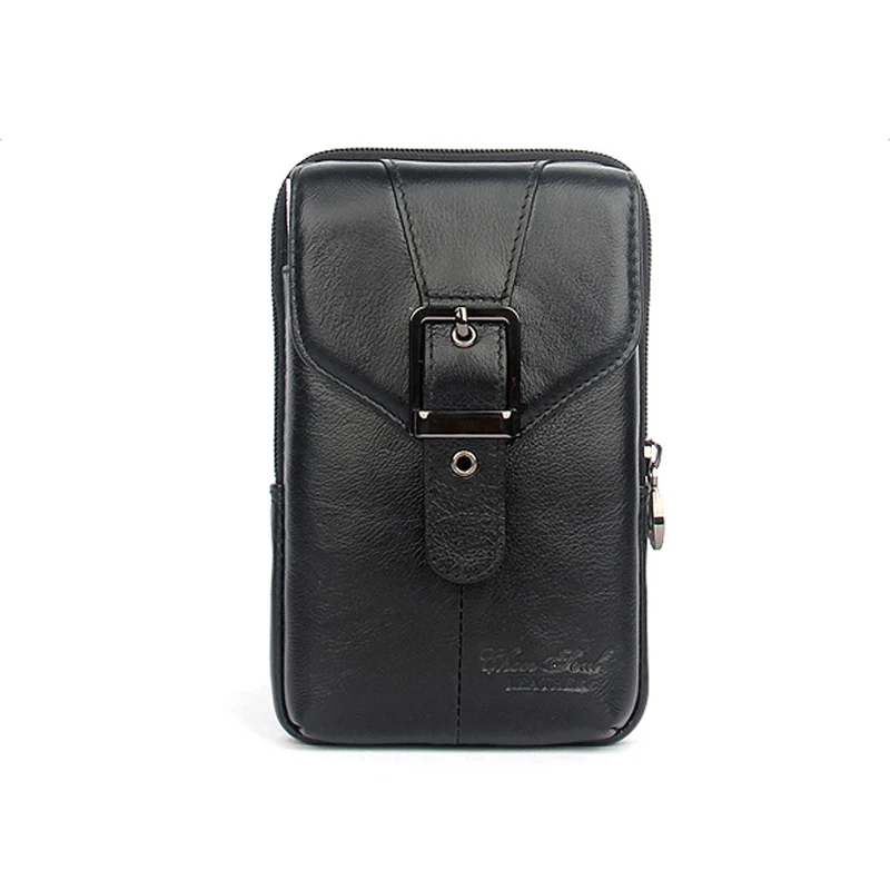 Новинка 2018 портативный поясной мини кошелек из натуральной кожи Мужская поясная
