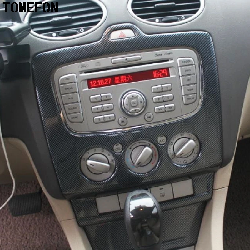 TOMEFON 7 шт. для Ford Focus 2009 2010 2011 ABS углеродное волокно краска внутренняя дверная ручка