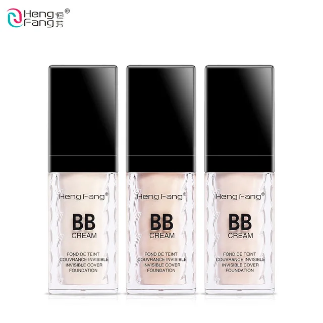 HengFang Brand Makeup 28g Whitening Waterproof Face Long-Lasting BB Cream CC Moiste and Concealer 3 Colors Smooth Make up Tool |
