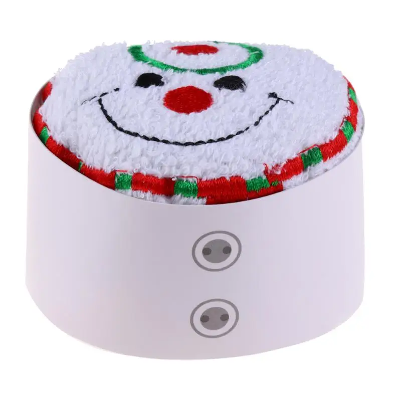 Christmas snowman Рождественские подарки, Хлопковое полотенце для кексов, Новогоднее украшение, рождественские украшения для детей 30x30 см, Navidad - Цвет: Christmas snowman