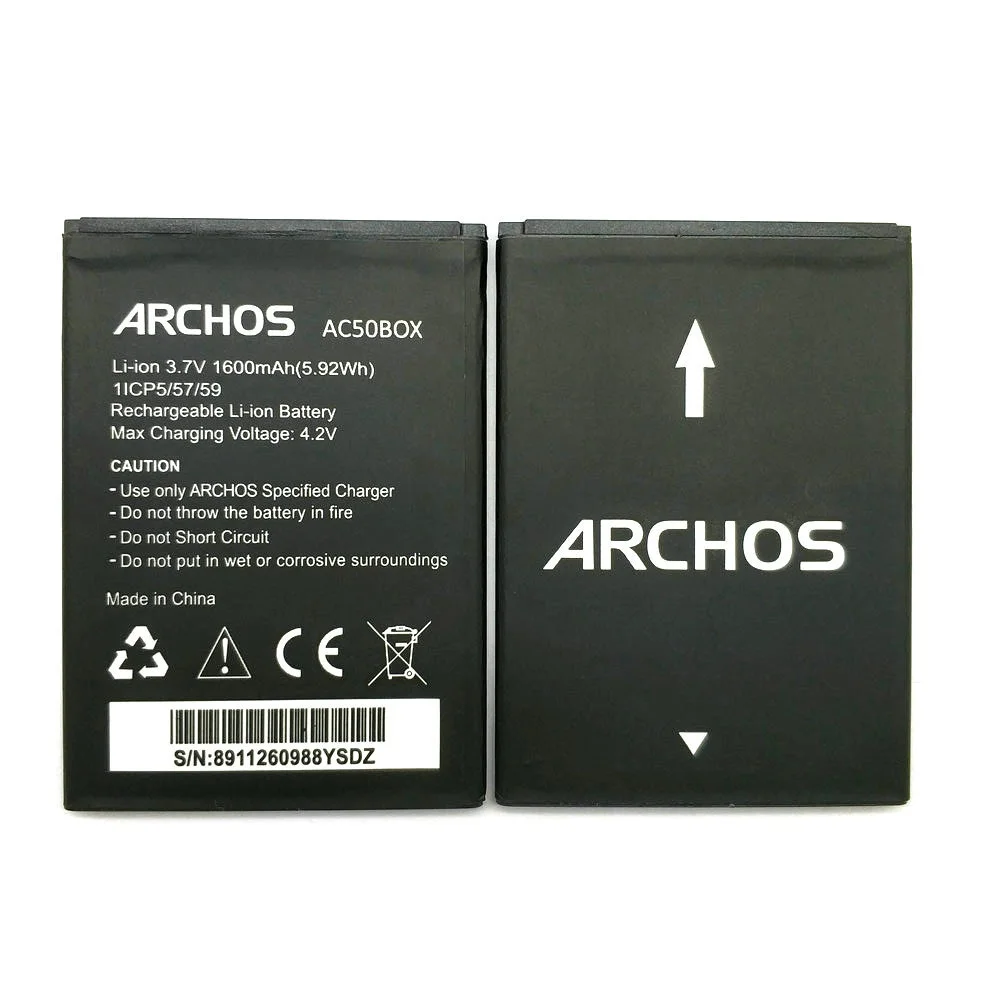 Новый высококачественный аккумулятор AC50BOX 3 7 в 2000 мАч для Archos 50 Platinium 50b мобильный