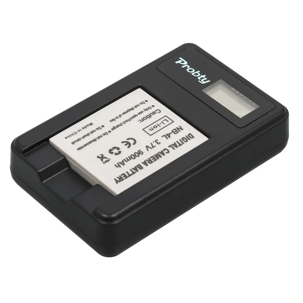 PROBTY 1 шт. NB 4L NB4L Li Ion Батарея + ЖК дисплей USB Зарядное устройство для Цифрового