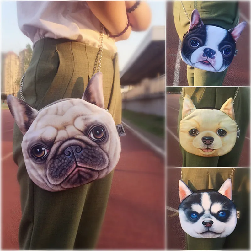 Новое поступление 2019 лидер продаж модные женские сумки с забавной собакой