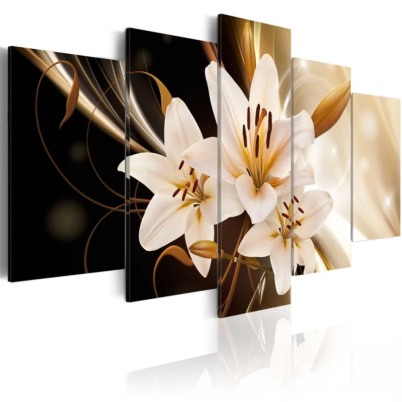 

5 Pieces Printed Beautiful poster Canvas Oil Painting Decoration Wall Picture In Living Room Modern Canvas Art PJMT-B-426
