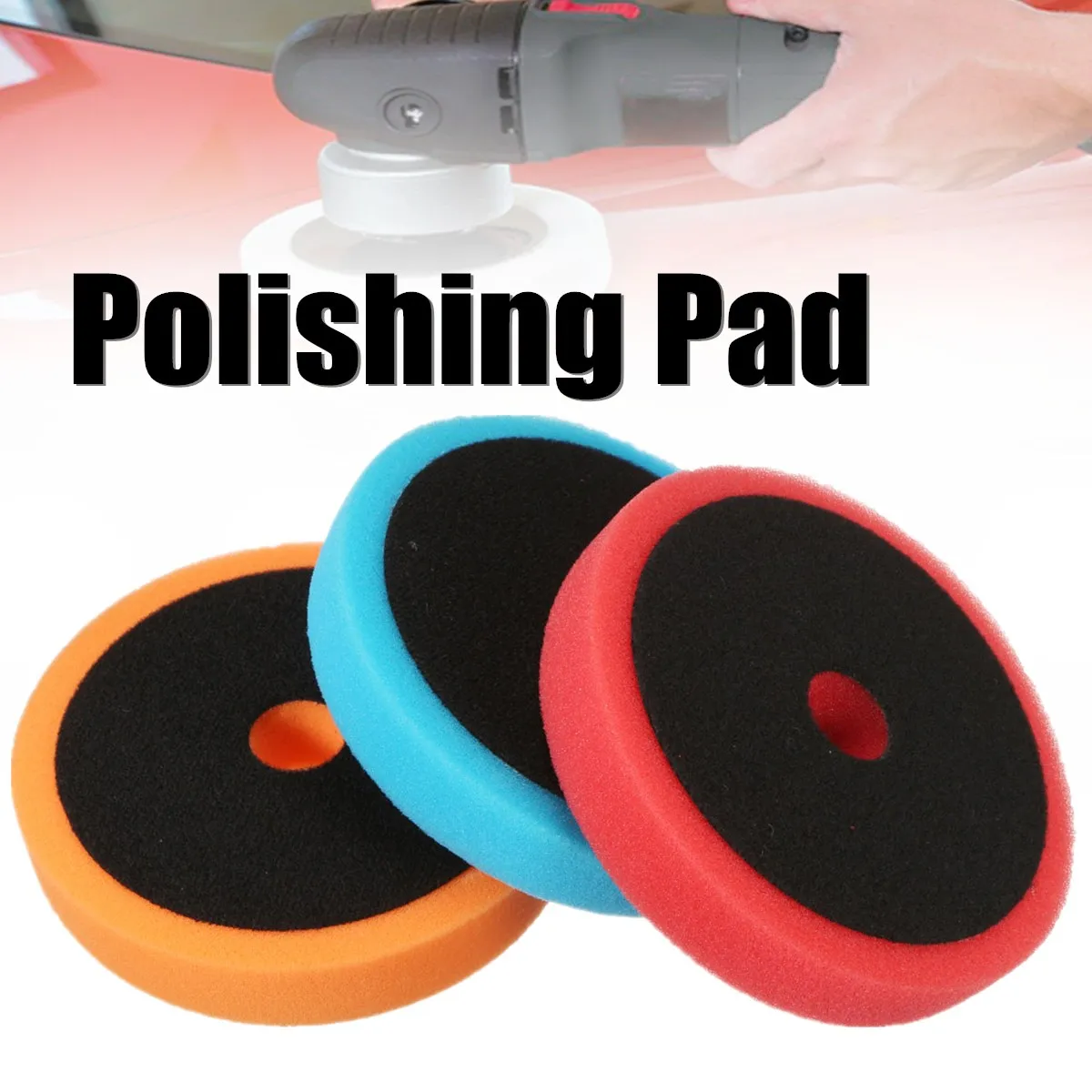 

6 Inch 150mm Polishing Pad Buffing Pad Sponge Kit Sets for Car Polisher Buffer