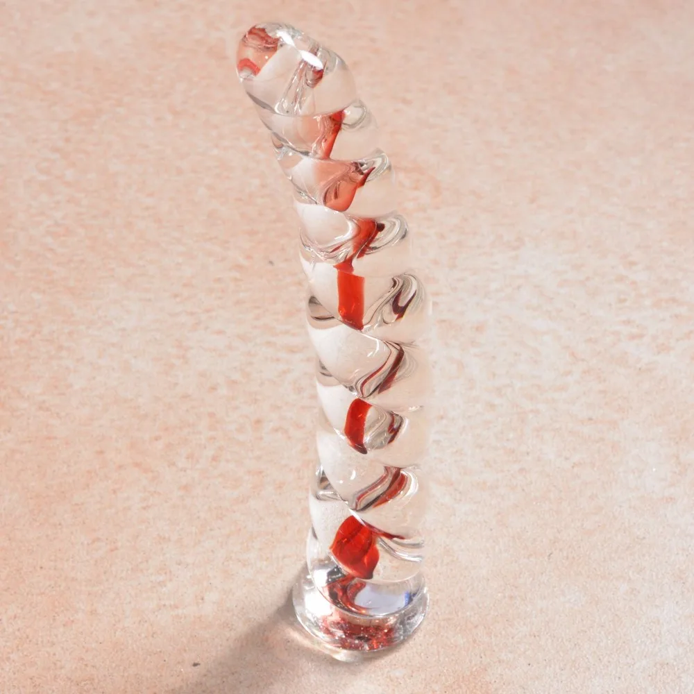 2017 стеклянный фаллоимитатор пенис Кристалл Анальная пробка для взрослых женщин G