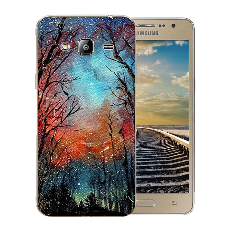5 0 дюйма для Samsung Galaxy J2 Prime силиконовый чехол с рисунком звездного неба SM-G532F G532