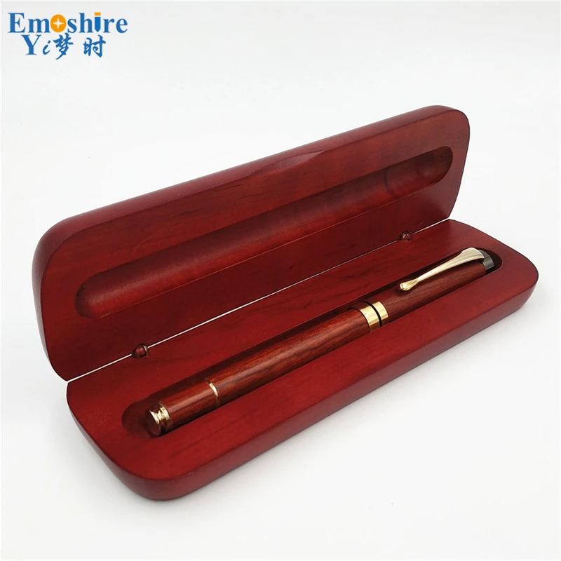 

Promotion Business Gifts Set for Man Vintage Collection Retro Fountain Pens with Wooden Pen Box OEM Wooden Pen PC017