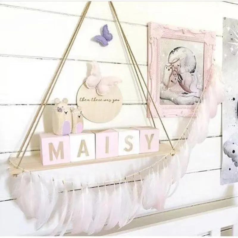 INS индийская палатка с перьями подвесная подвеска украшение для детской комнаты