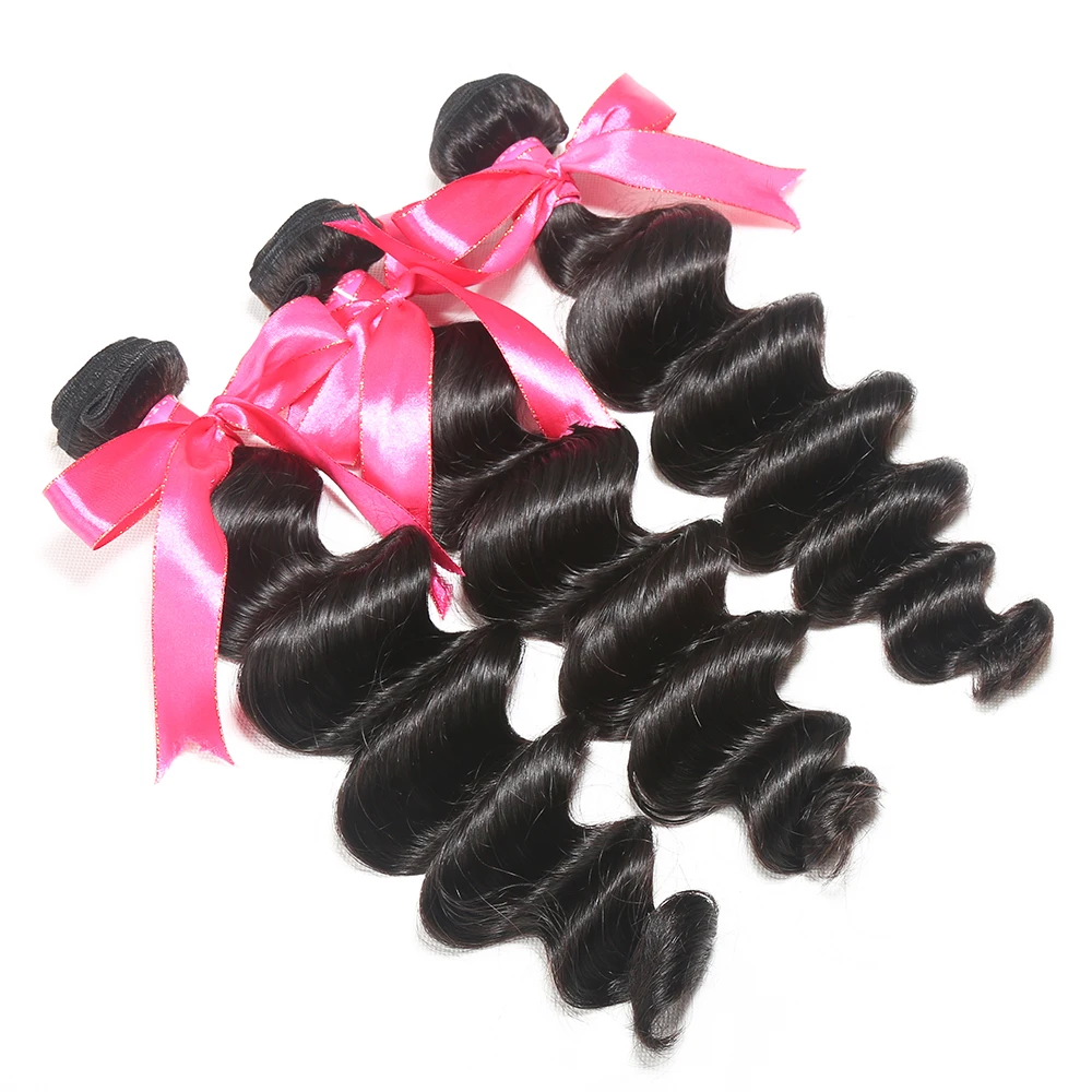 BD HAIR свободные волнистые человеческие волосы 3 шт./лот бразильские без