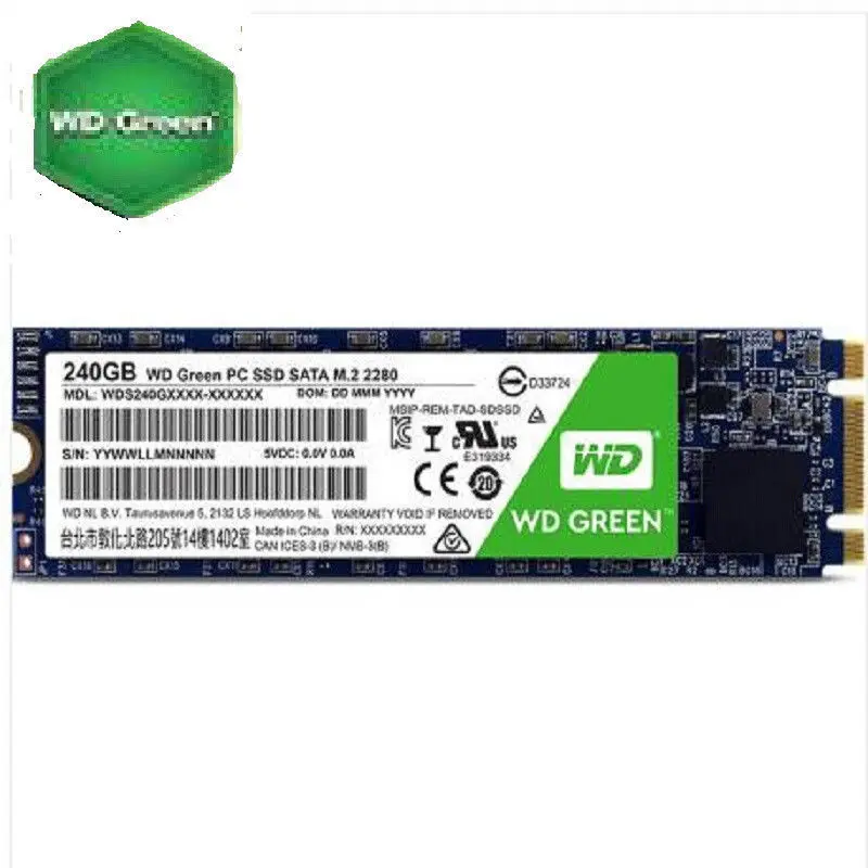 WD 120GB 240GB 480GB SSD M2 твердотельный накопитель M.2 2280 NGFF 120G M. 2 диска для ноутбука