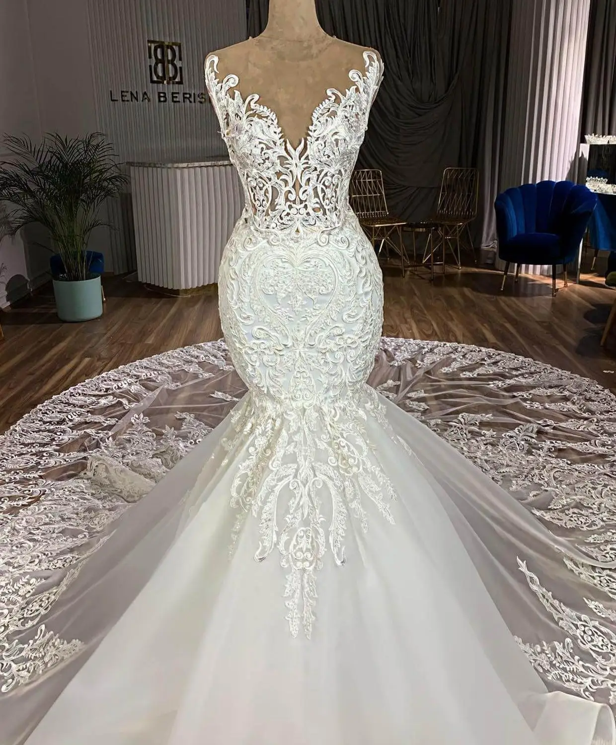 Vestidos De Novia Великолепная с королевским шлейфом детское платье силуэта русалка