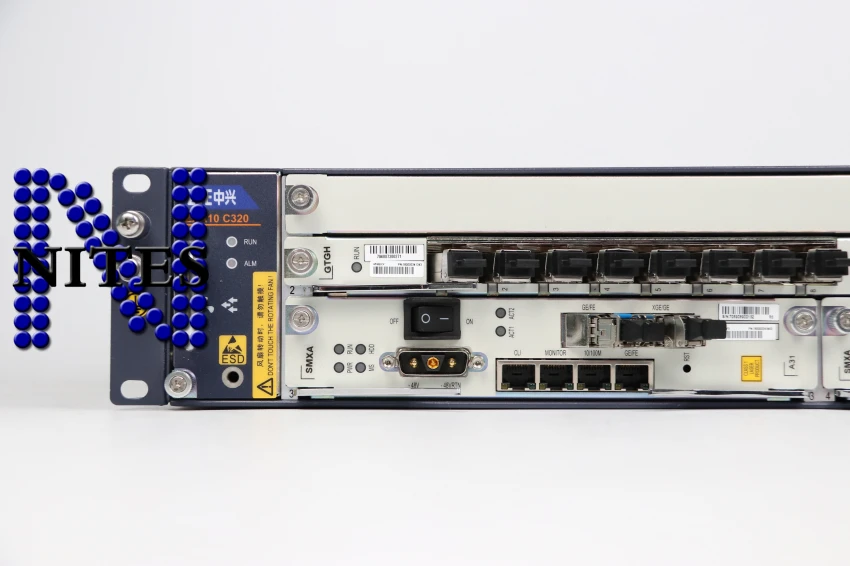 Горячая Распродажа Original ZXA10 C320 OLT 10GE SMXA/3 карты * 2 шт. питание от постоянного тока