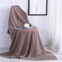 new blanket american style thick sewing blanket sofa blanket photo props knit shawl