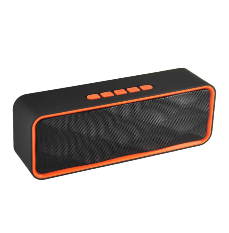 S211 портативный открытый Bluetooth динамик HD стерео Колонка для басов Беспроводная резонирующая коробка карты памяти У диска MP3 плееры громкоговоритель с микрофоном