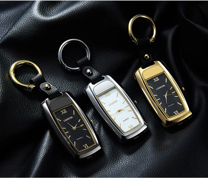 Многофункциональный брелок пряжка для ключей от автомобиля кулон с лампой часы