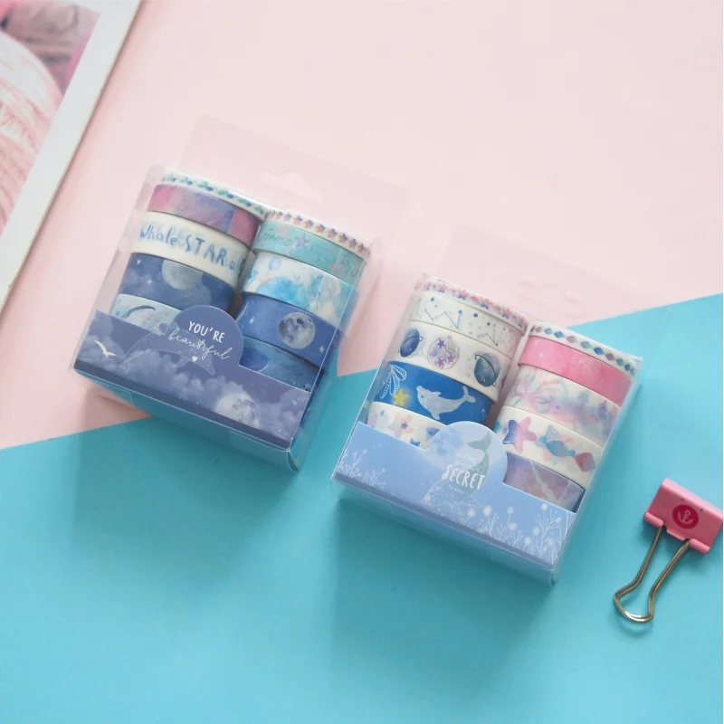 Набор декоративного скотча Васи клейкая лента для скрапбукинга своими руками 10