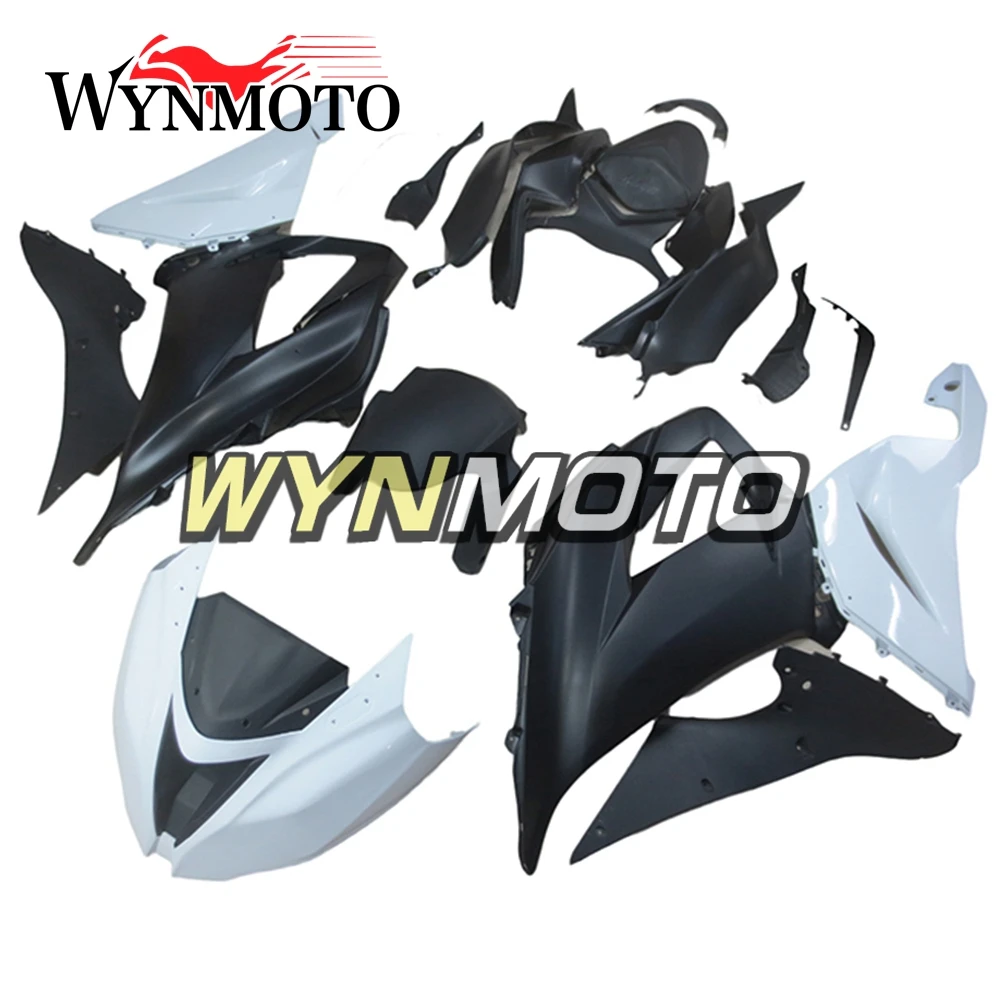 

Полностью гоночные Обтекатели для Kawasaki ZX-6R 2013-2016 ZX6R 13 14 15 16 лет впрыска ABS пластик мотоцикл Черный Белый Кузов