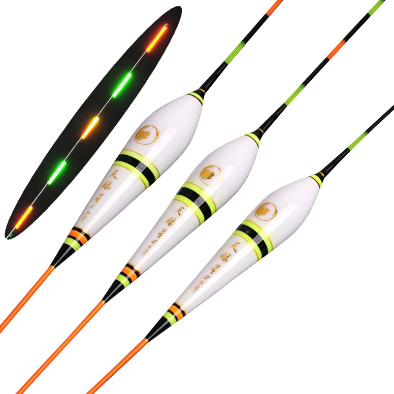 

Night Fishing Float Light Bobber Floats Luminous Fishing Buoy Fishing Electric Balsa Wood Flotteur De Peche Fishing Tackle