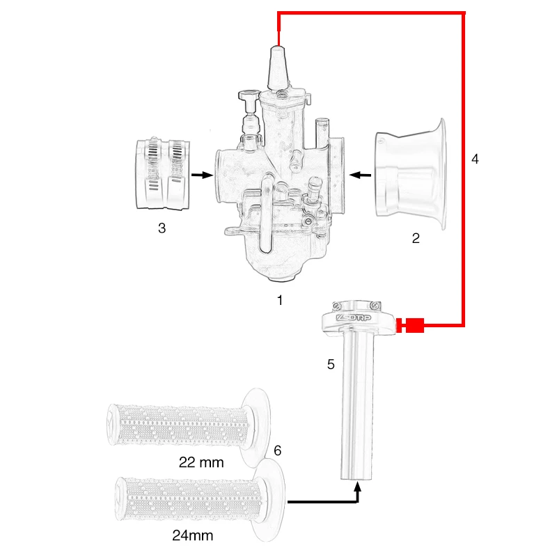 Alconstar-21 24 26 28 30 32 34 мм мотоциклетный карбюратор PWK с ручными захватами
