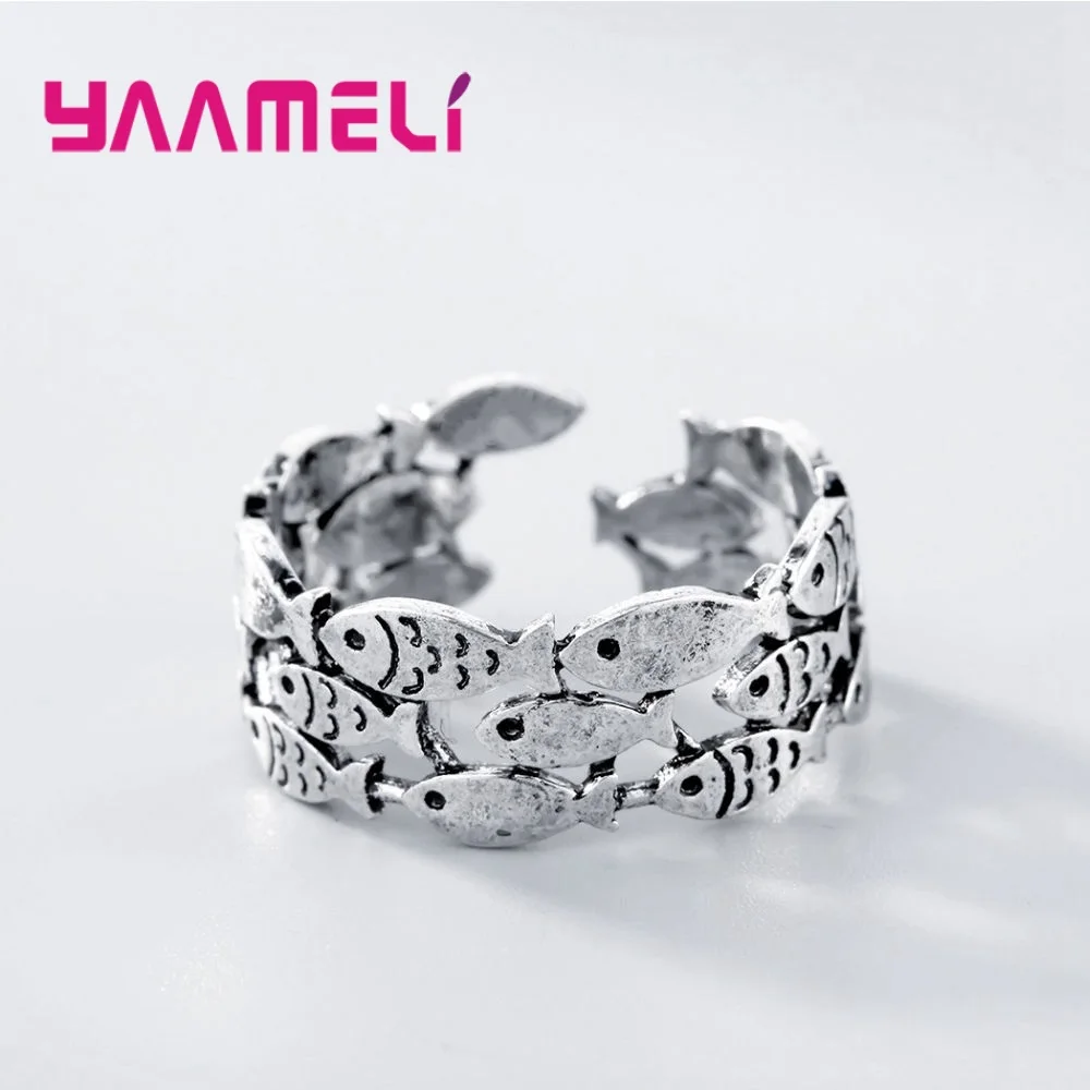 Женские многослойные кольца из серебра 925 пробы с изменяемым размером|Кольца| |