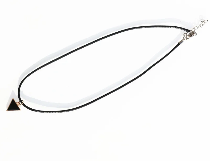 Модная бижутерия в стиле ретро N852 геометрические ожерелья веревочная цепочка