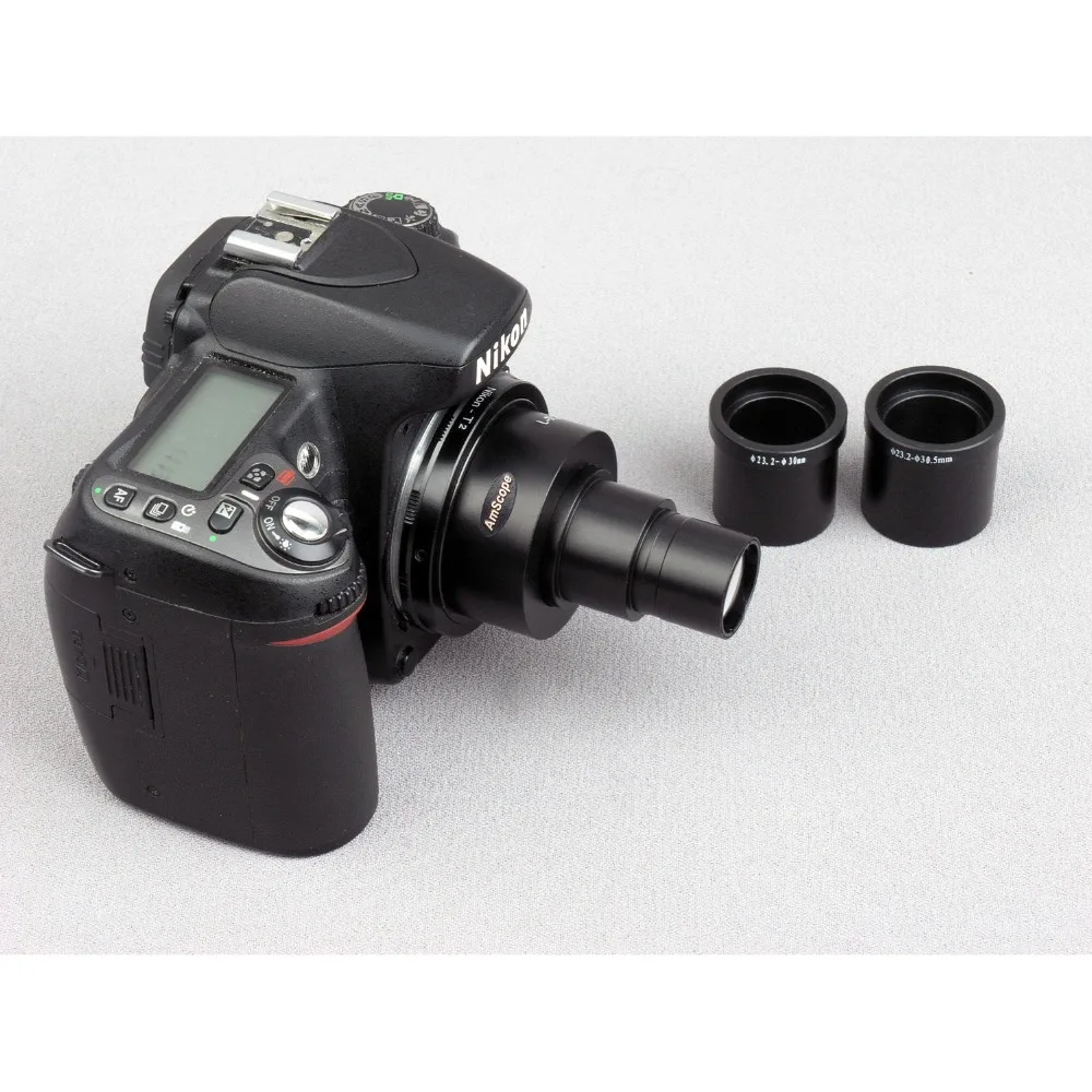 AmScope CA-CAN-NIK-SLR Canon and Nikon SLR/DSLR Camera Adapter for Microscopes | Инструменты